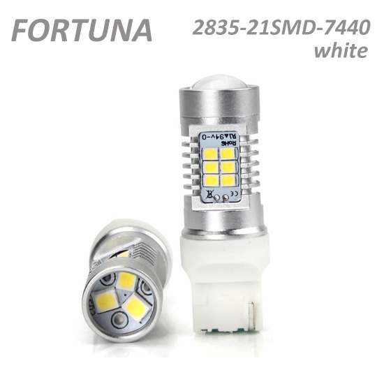 7440 2835SMD 21 LEDs White Red Amber