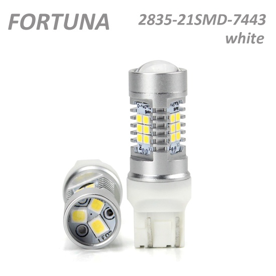7443 2835SMD 21 LEDs White Red Amber