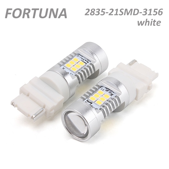 3156 2835SMD 21 LEDs White Red Amber