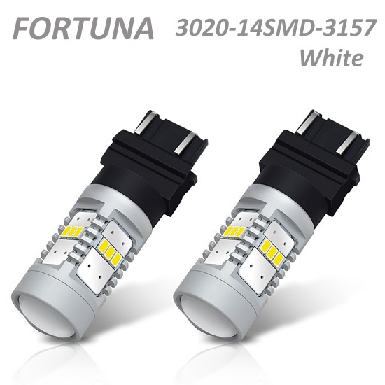 3157 3020SMD 14LEDs White/Halogen Yellow