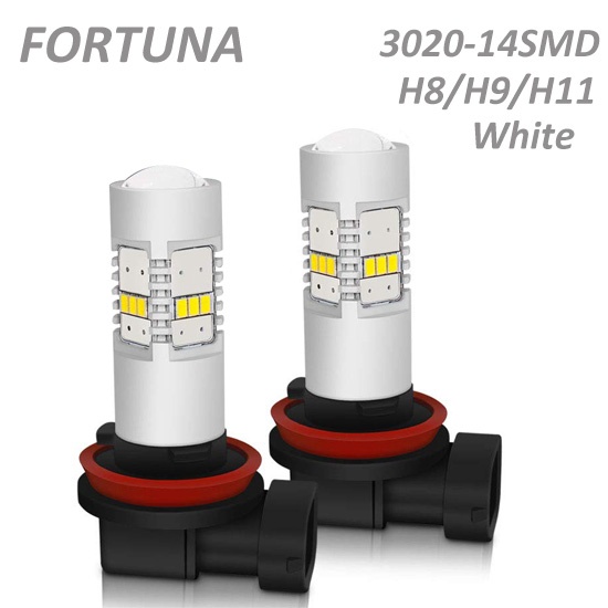 H8 H9 H11 3020SMD 14LEDs White/Halogen Yellow