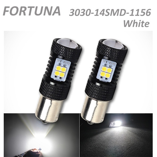 1156 BA15S 3030SMD 14LEDs White/Amber/Halogen Yellow