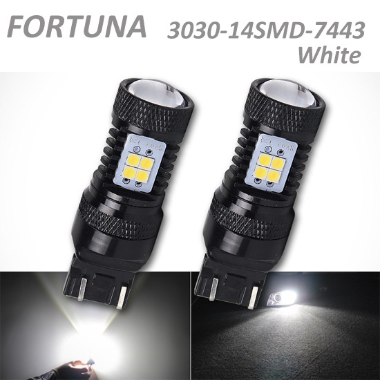 7443 3030SMD 14LEDs White/Halogen Yellow