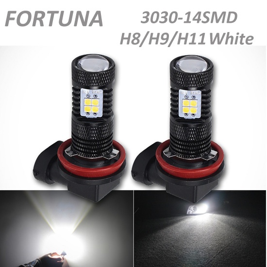 H8/H9/H11 3030SMD 14LEDs White/Halogen Yellow