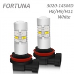 H8 H9 H11 3020SMD 14LEDs White/Halogen Yellow