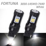 7440 3030SMD 14LEDs White/Amber/Halogen Yellow
