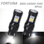7443 3030SMD 14LEDs White/Halogen Yellow